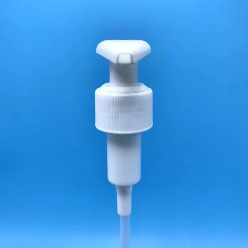 Ribbed 24mm Left Right Lotion Dispenser Pump